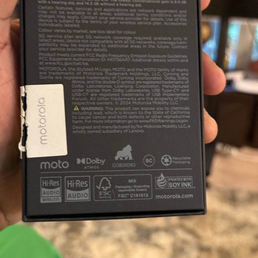 Motorola Black Cell Phone